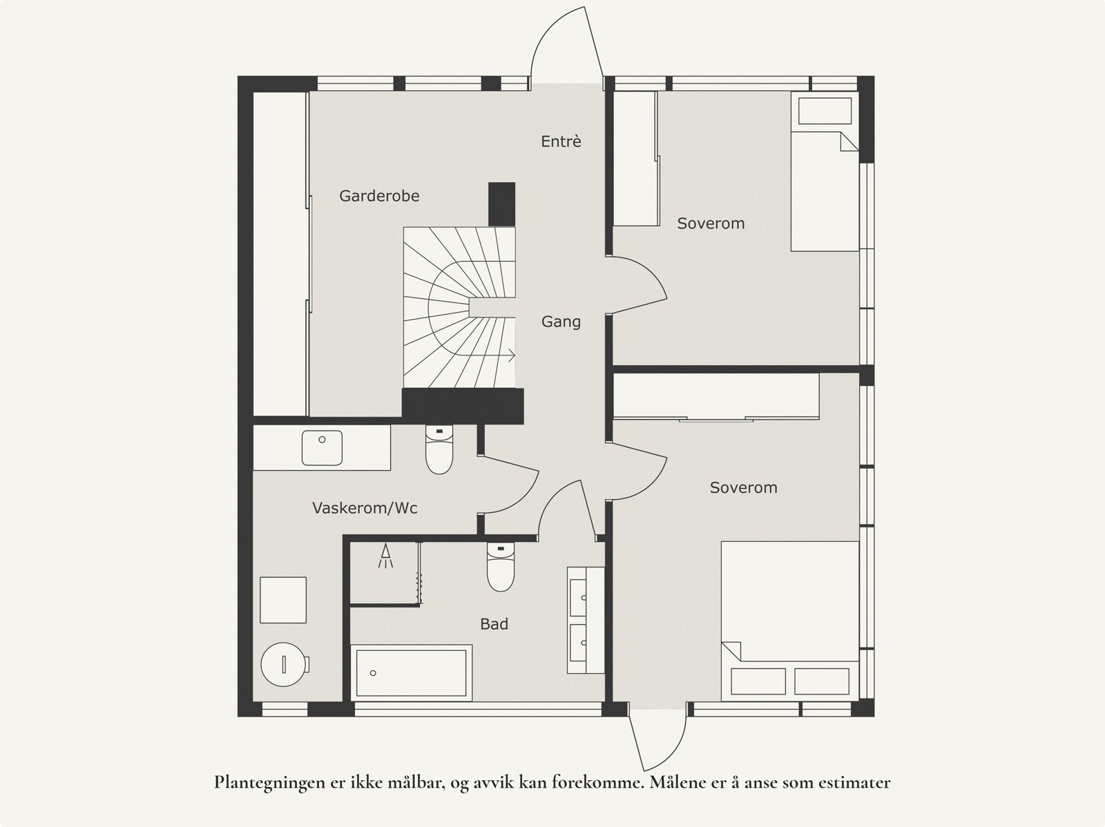 Plantegning 1. etasje. Galleribilde