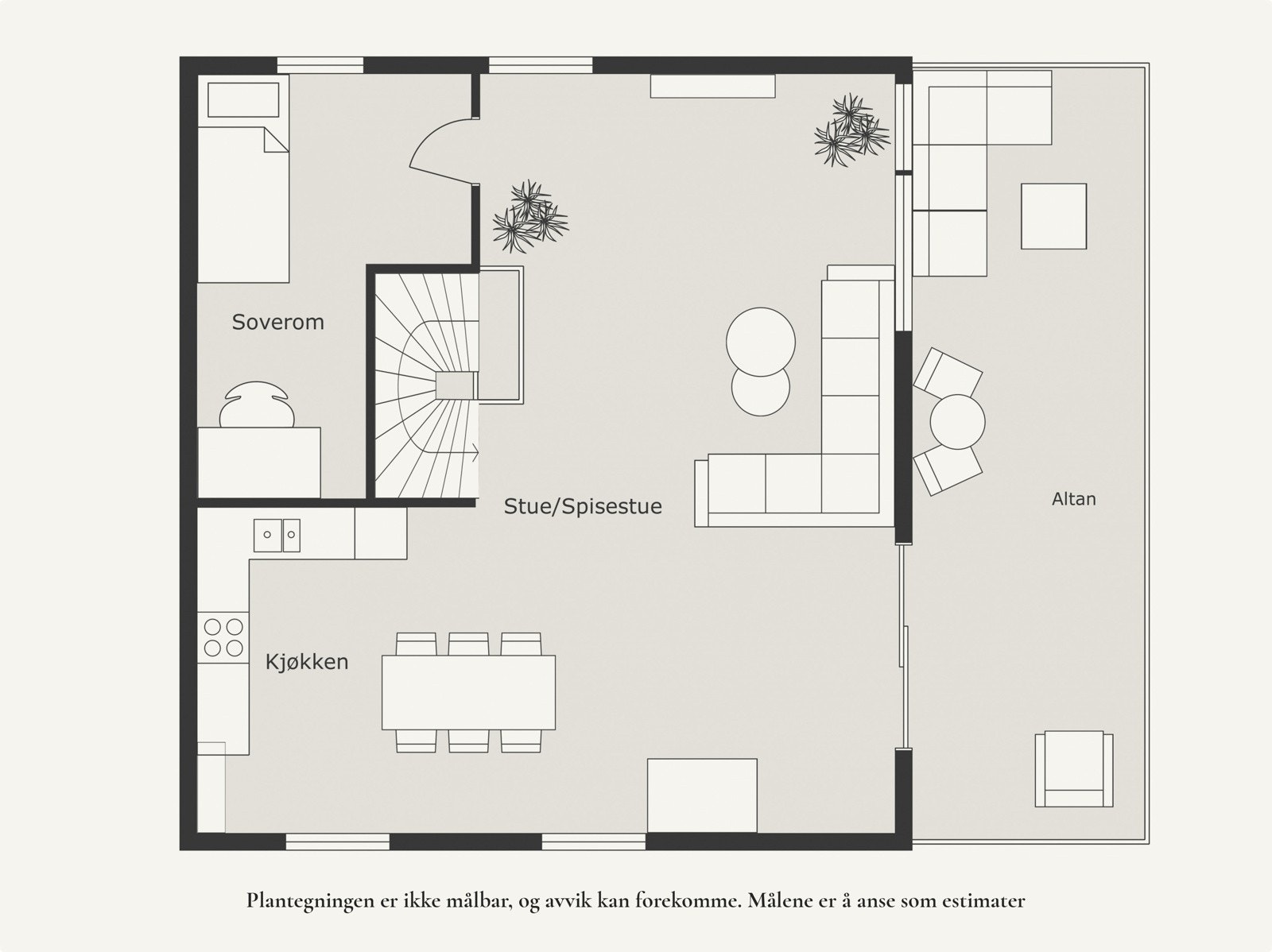 Plantegning 2. etg Galleribilde