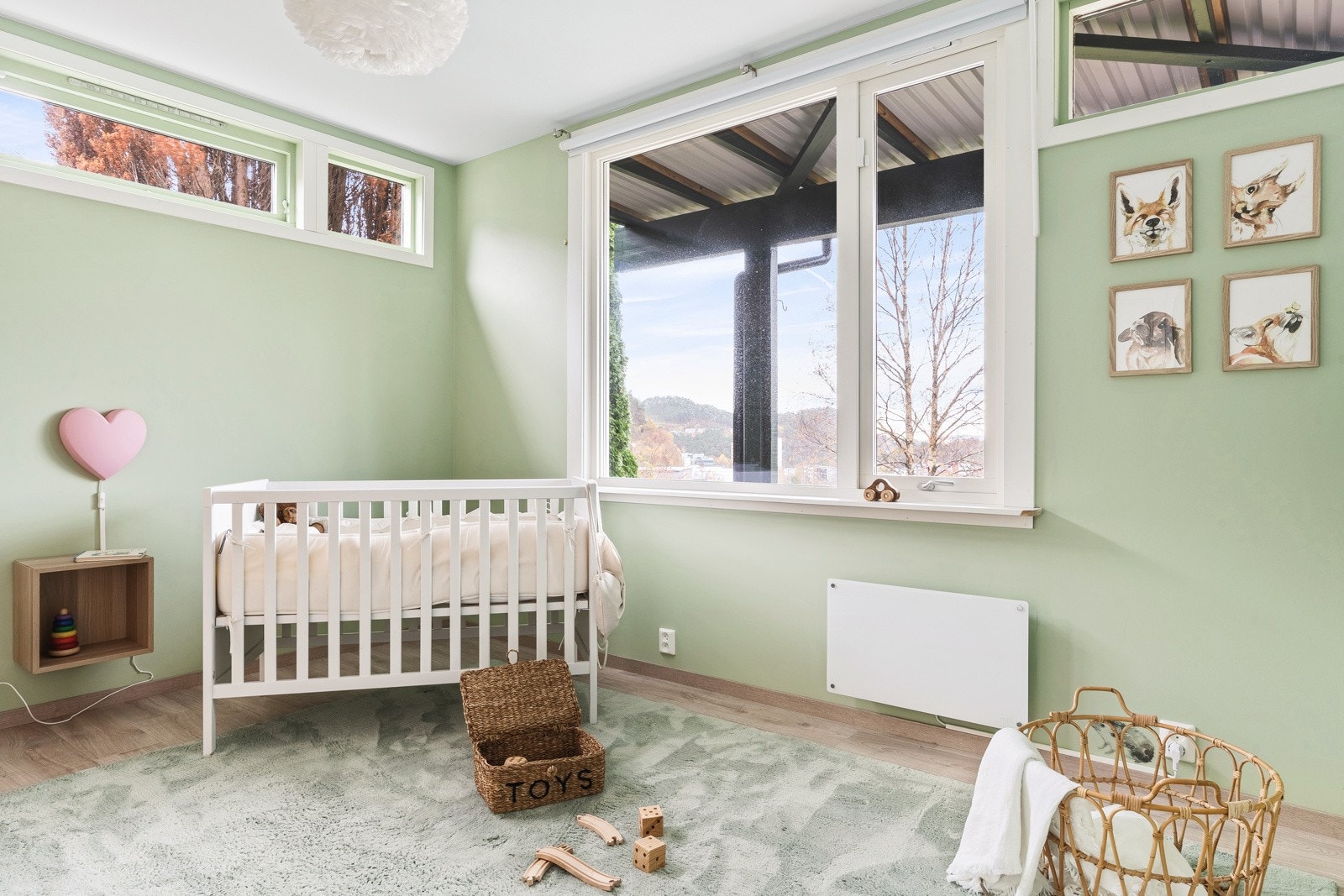 Soverom nr 2 nede måler 11,6 kvm. Galleribilde