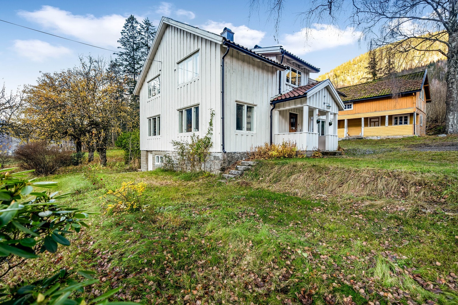 Store utearealer med ett godt utvalg med beplantning. Galleribilde