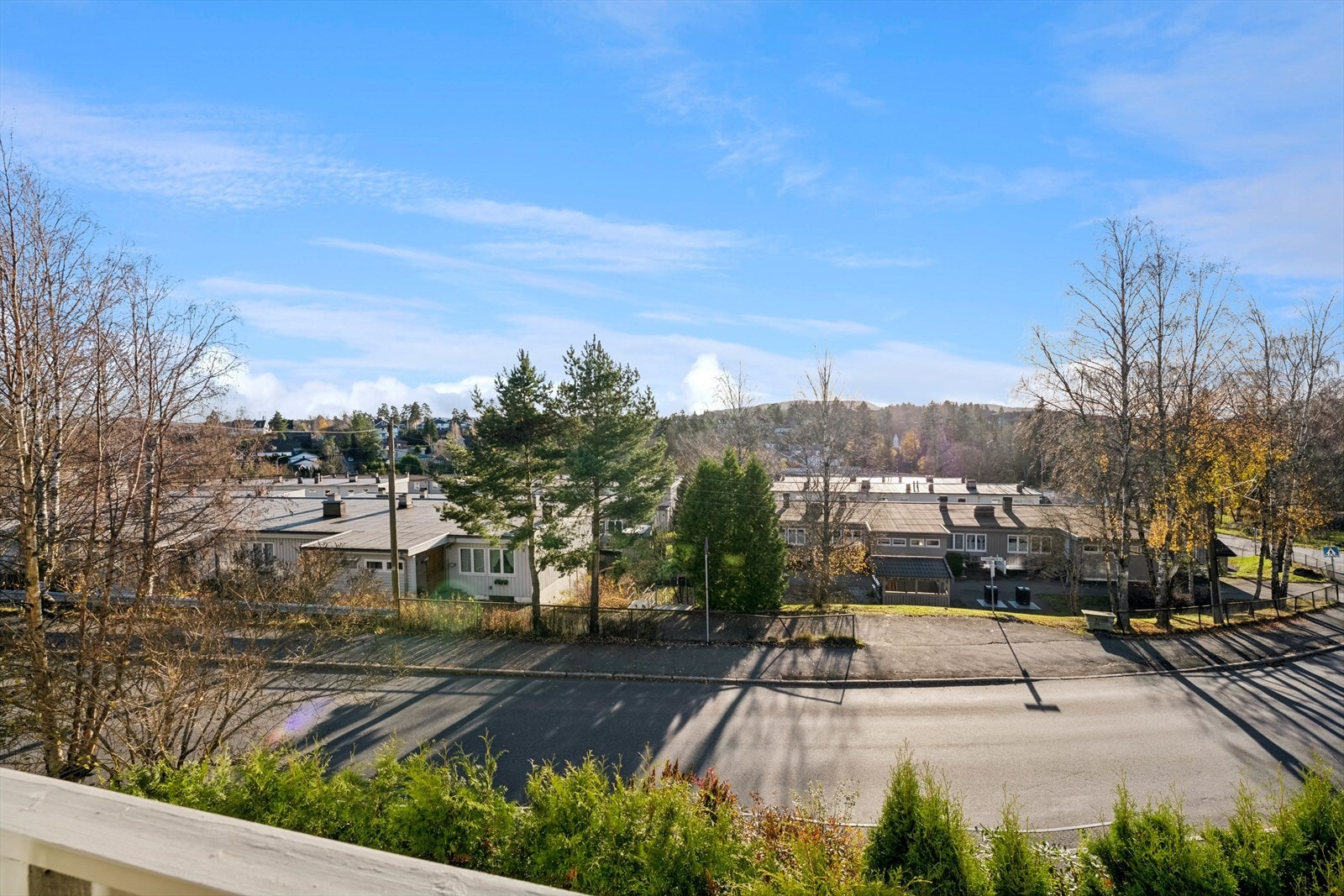 Utsikt fra balkongen. Galleribilde