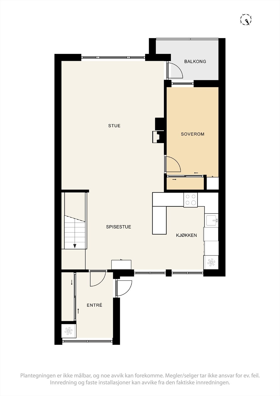 Plantegning 1. etasje. Galleribilde