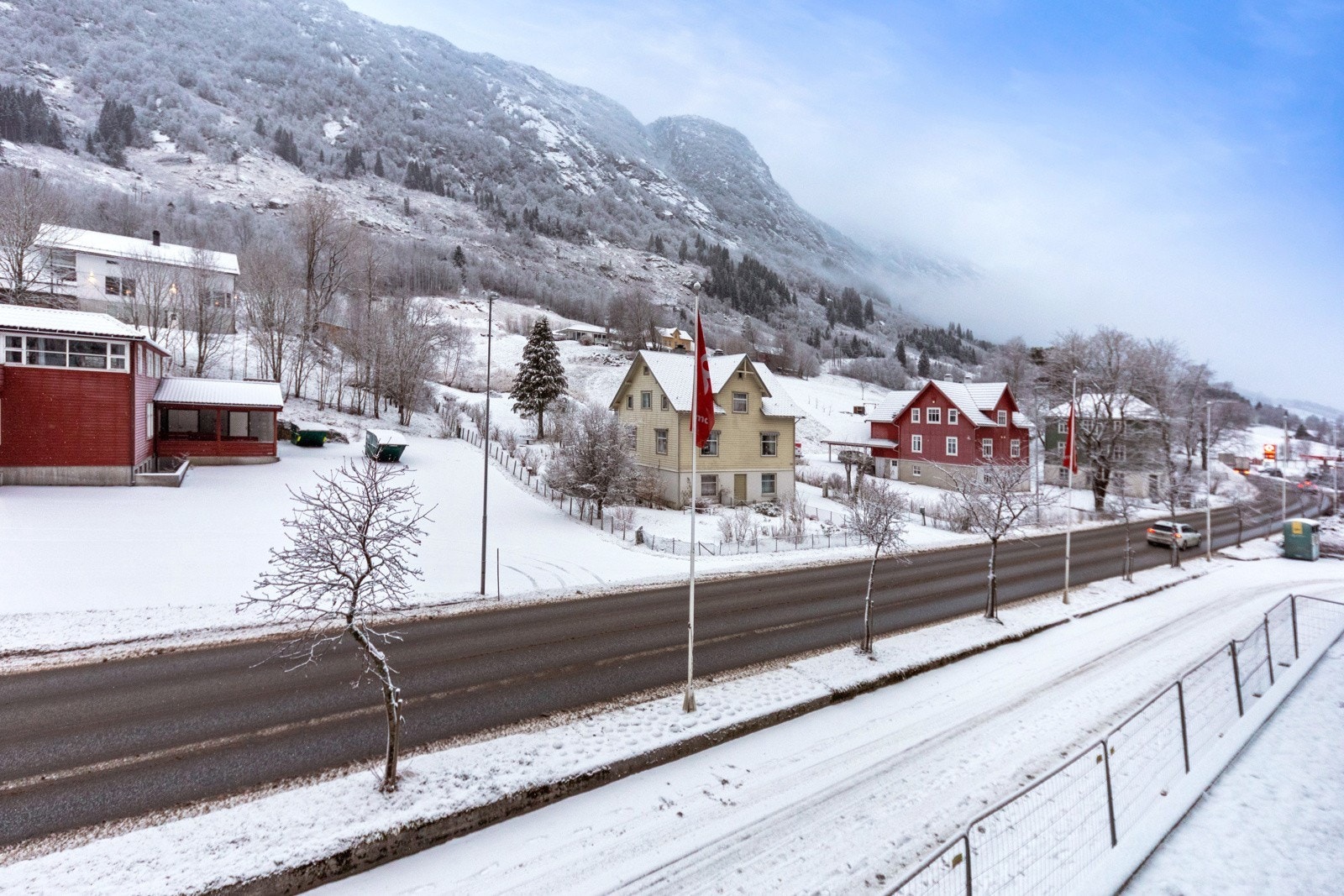 Utsikt frå terrasse Galleribilde