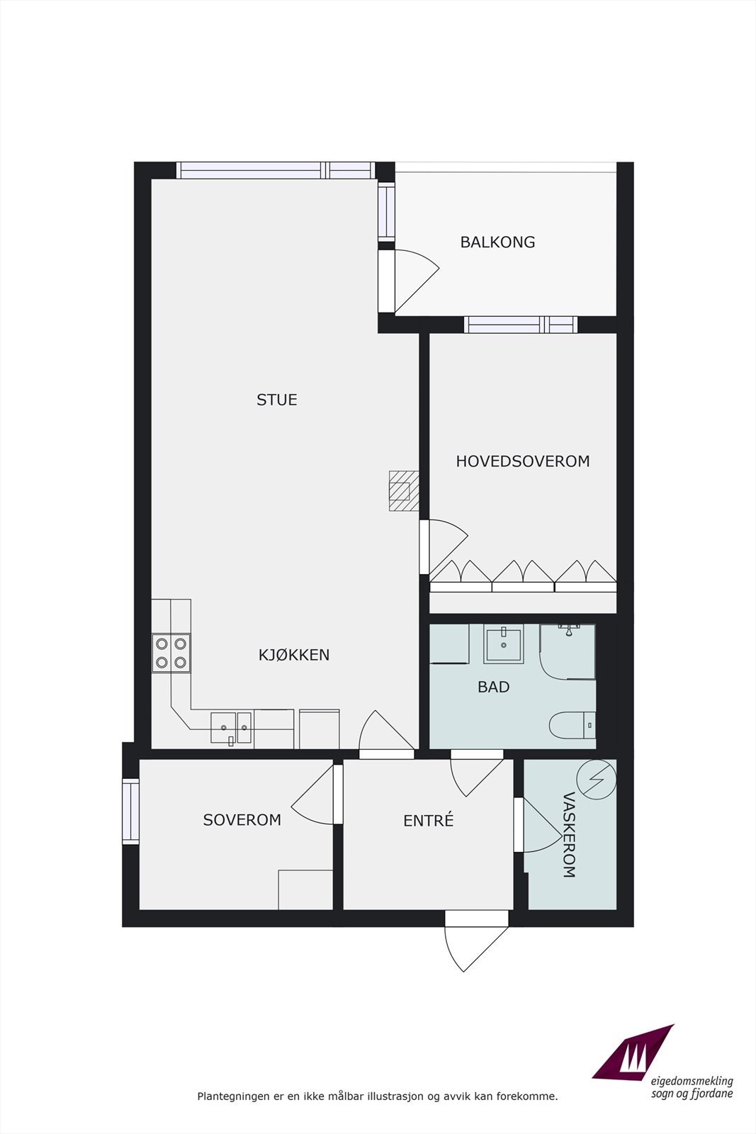 Planteikning Galleribilde