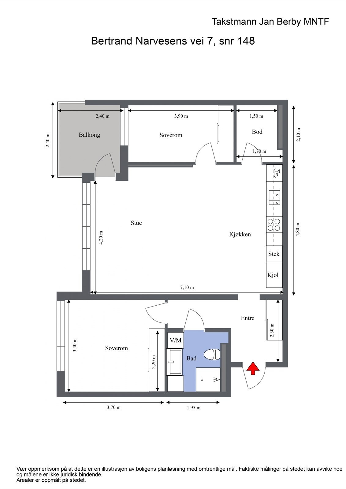 Plantegning Galleribilde