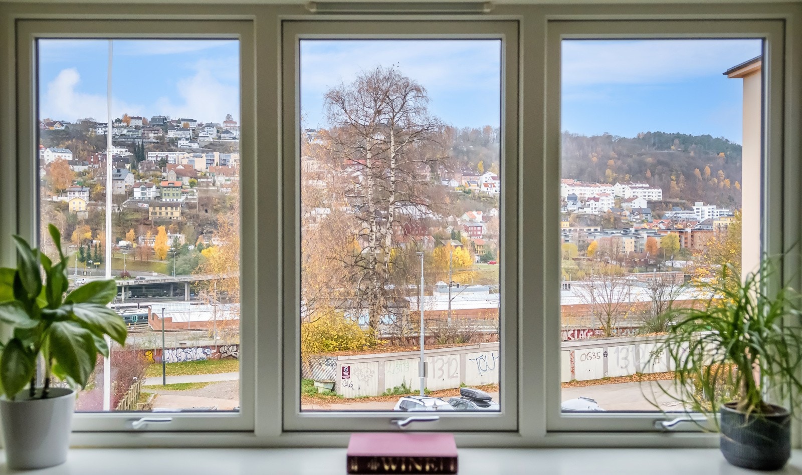 Her får du en fantastisk utsikt mot Ekebergåsen og grøntområde! Galleribilde