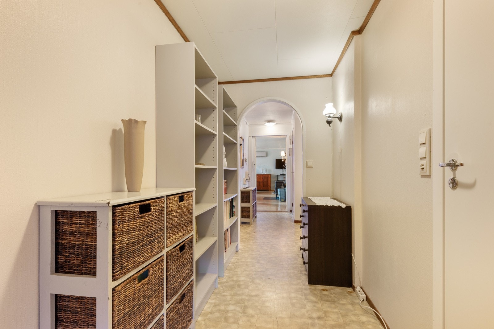 Gang frå stova og til bad og soverom Galleribilde