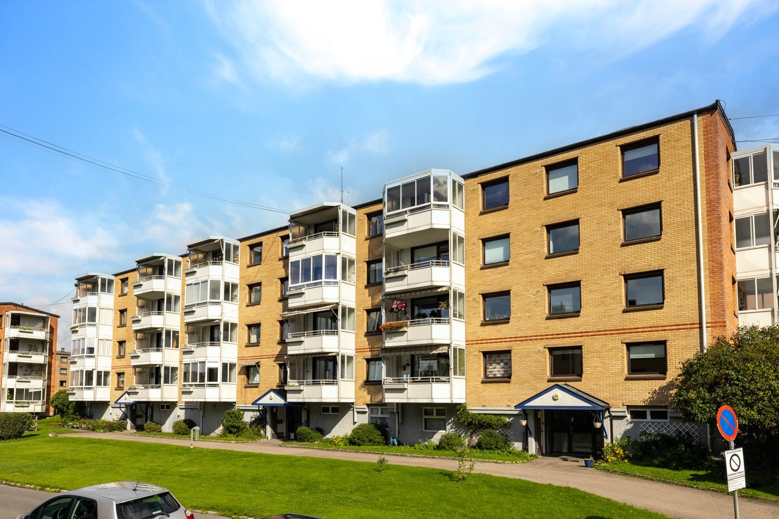 - Her flytter du inn til et sentralt og populært borettslag på Bøler, borettslaget består av 240 andeler - Galleribilde