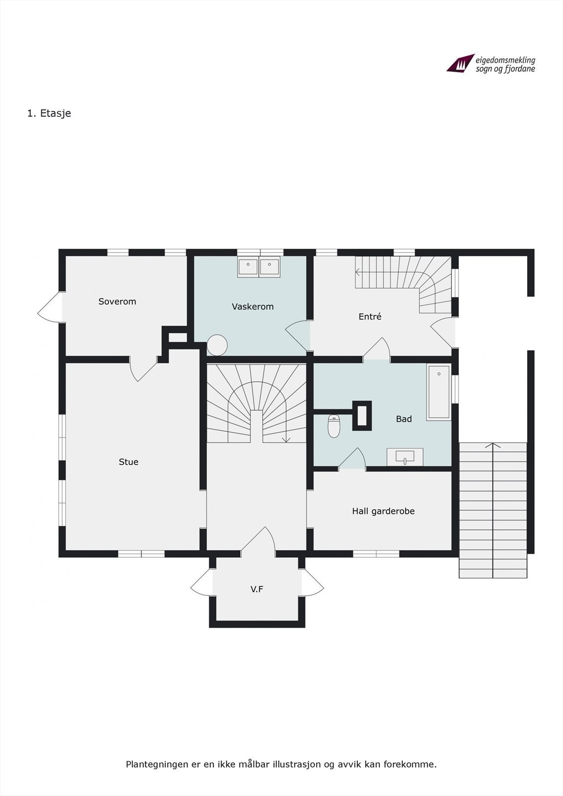 Plantegning Plan 1 Galleribilde