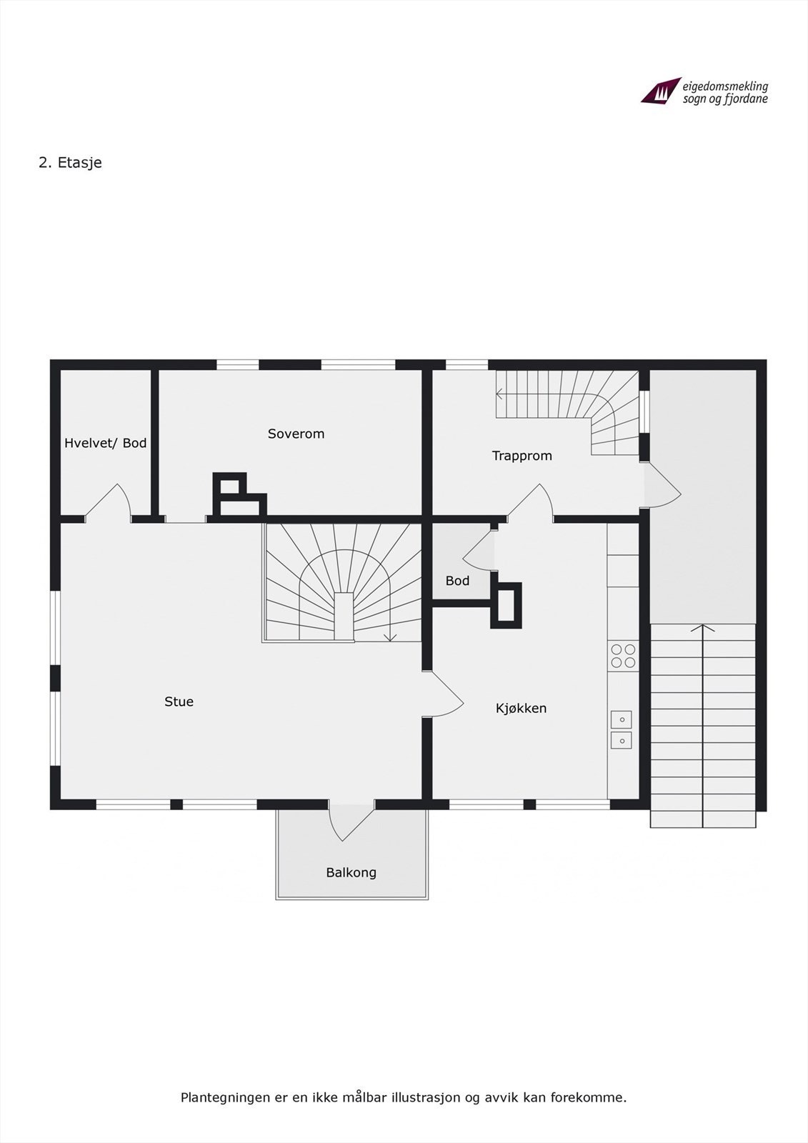 Plantegning Plan 2 Galleribilde