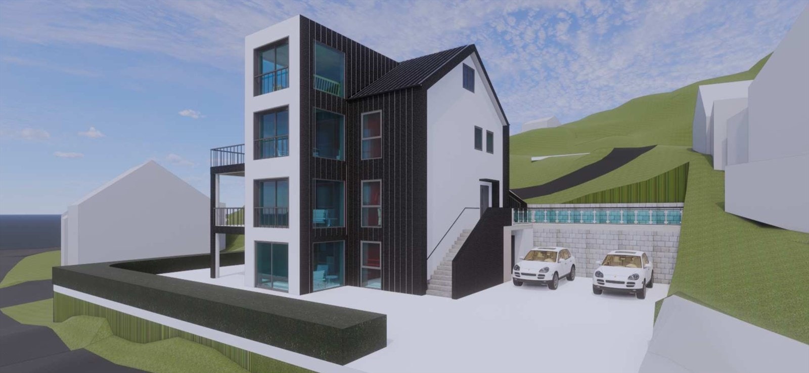 Illustrasjonar ombyggingsplanar Galleribilde