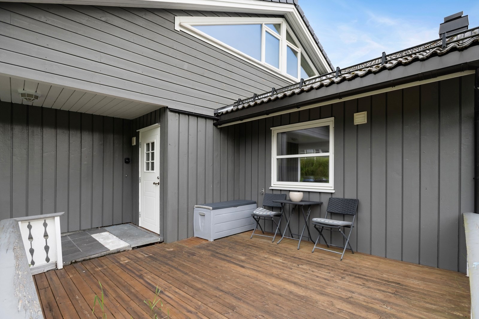 Hyggeleg entré med platting Galleribilde