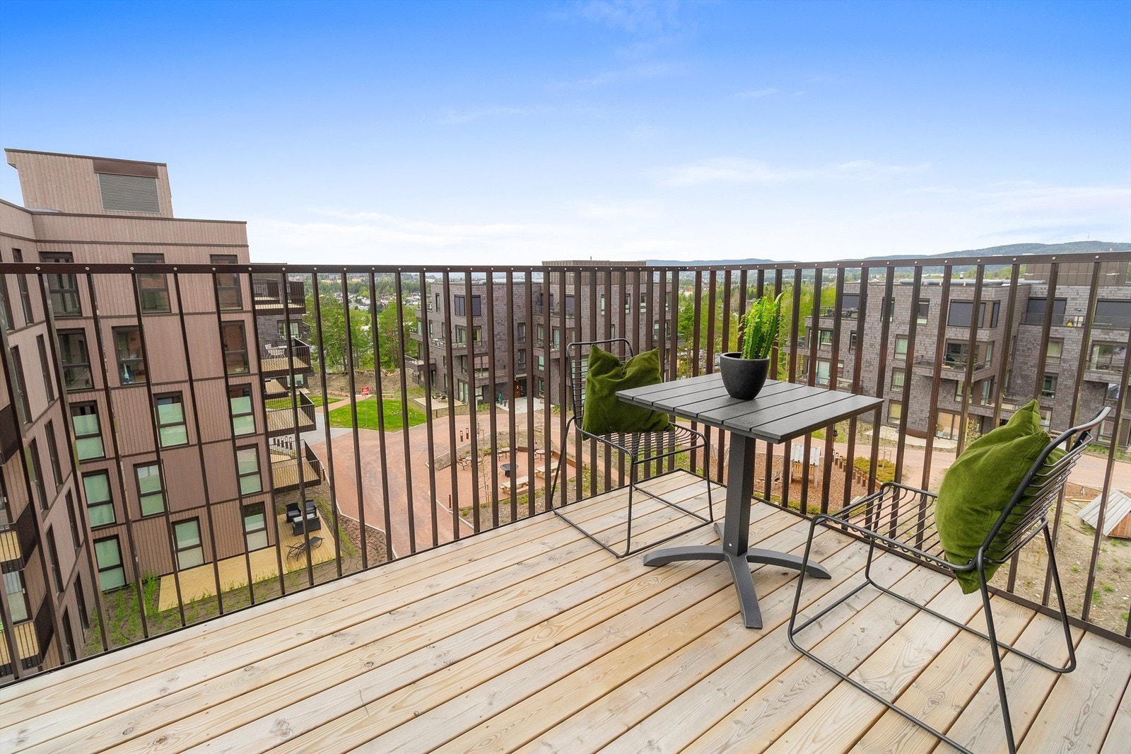 God sol&utsiktsforhold Galleribilde