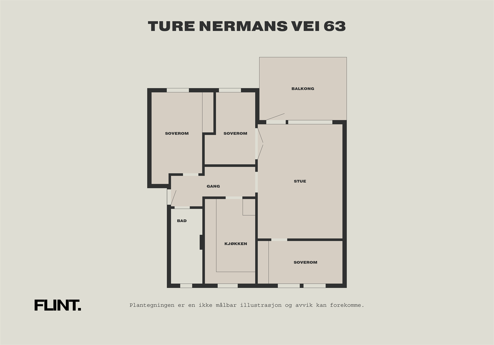 Planskisse Galleribilde