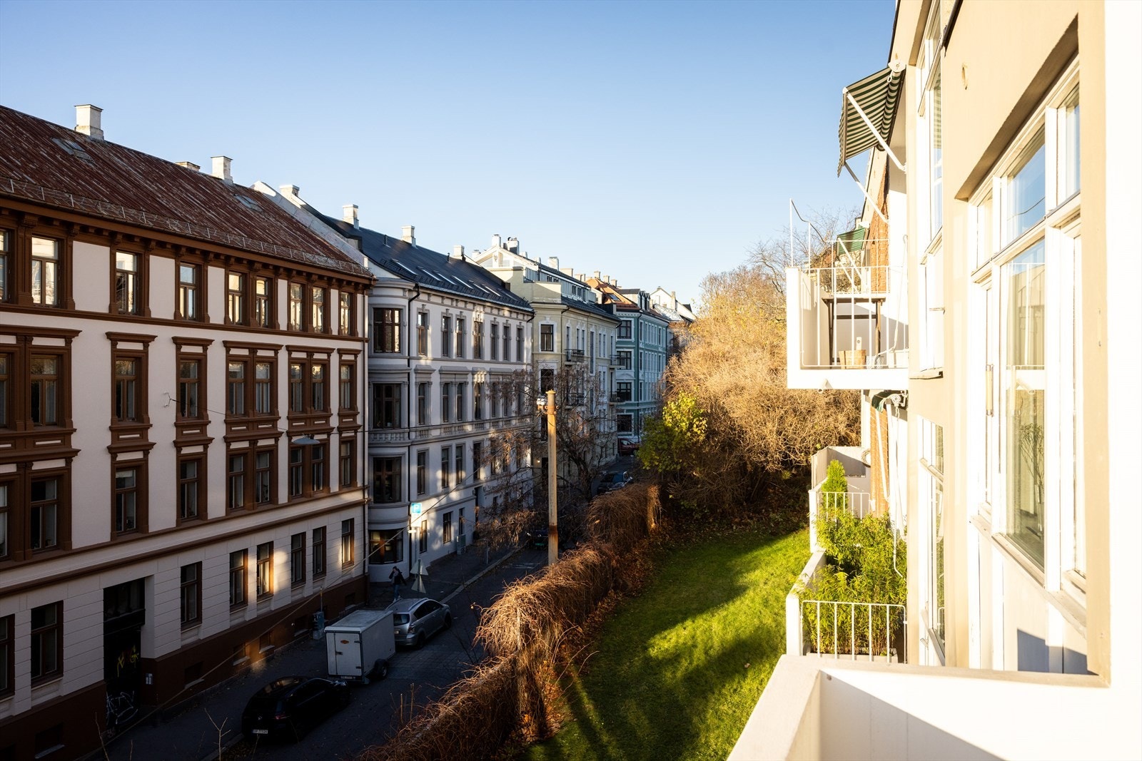- Hyggelig utsikt fra balkongen - Galleribilde