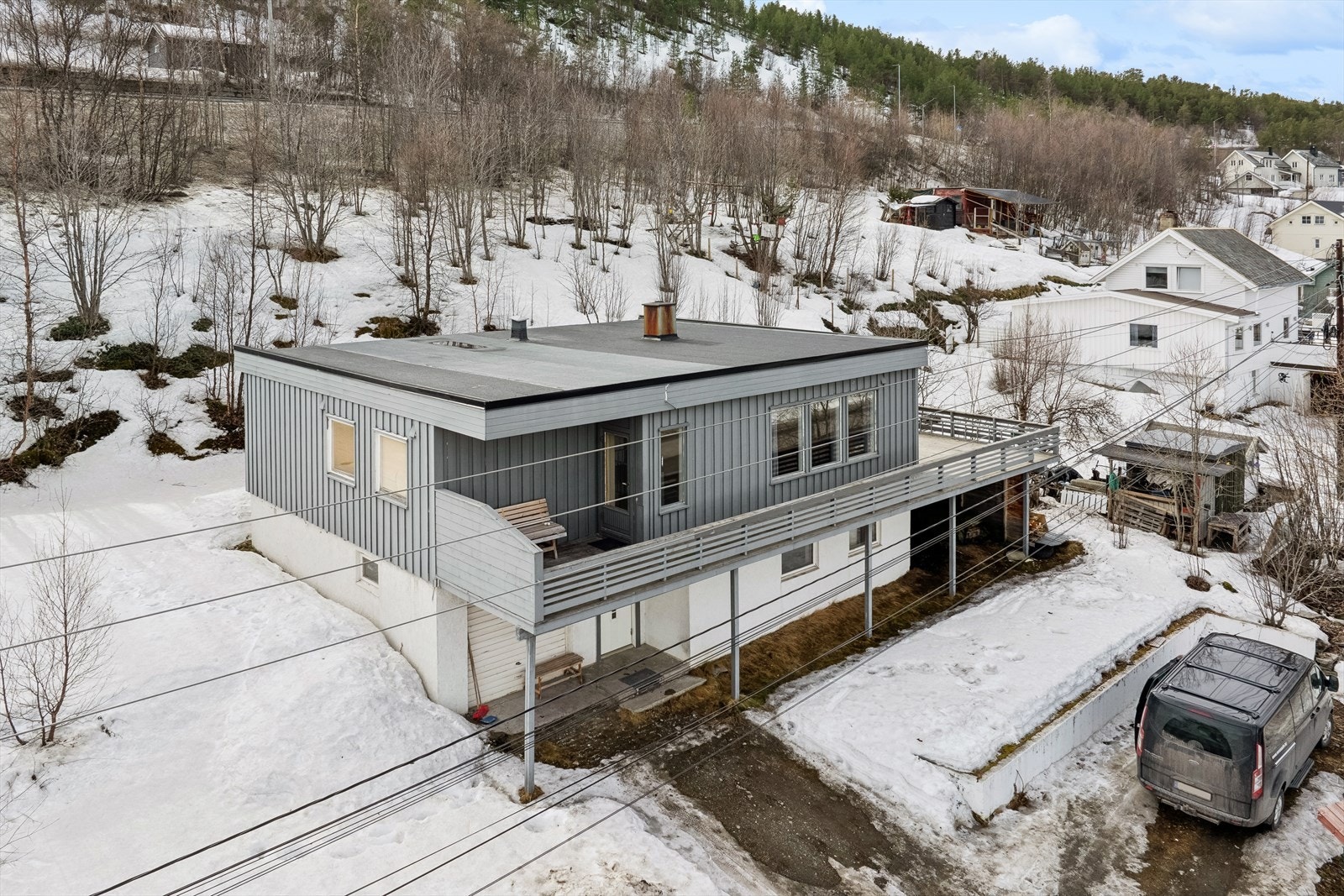 Velkommen til Buktaveien 11, presentert av Johan Aslak Somby for DNB Eiendom, Galleribilde