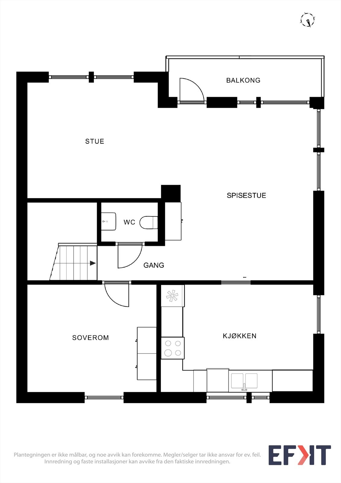 Plantegning 2.etasje Galleribilde