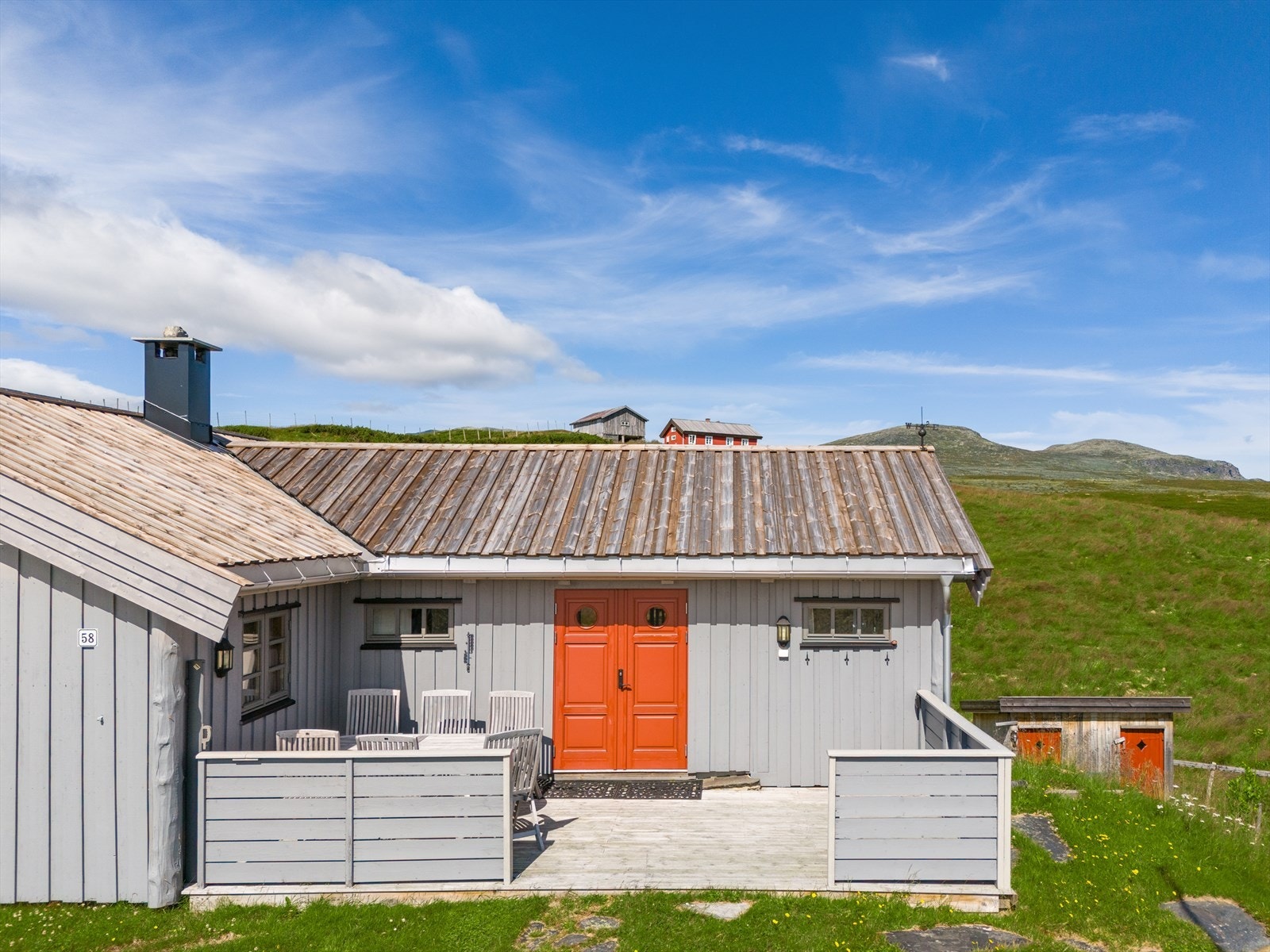 Terrasse på ca. 17m² Galleribilde