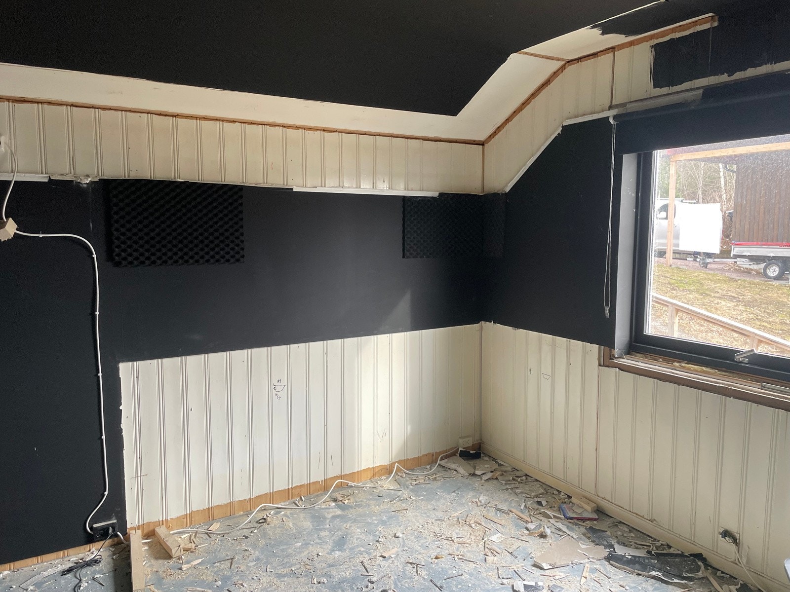 Soverom som er under oppussing Galleribilde