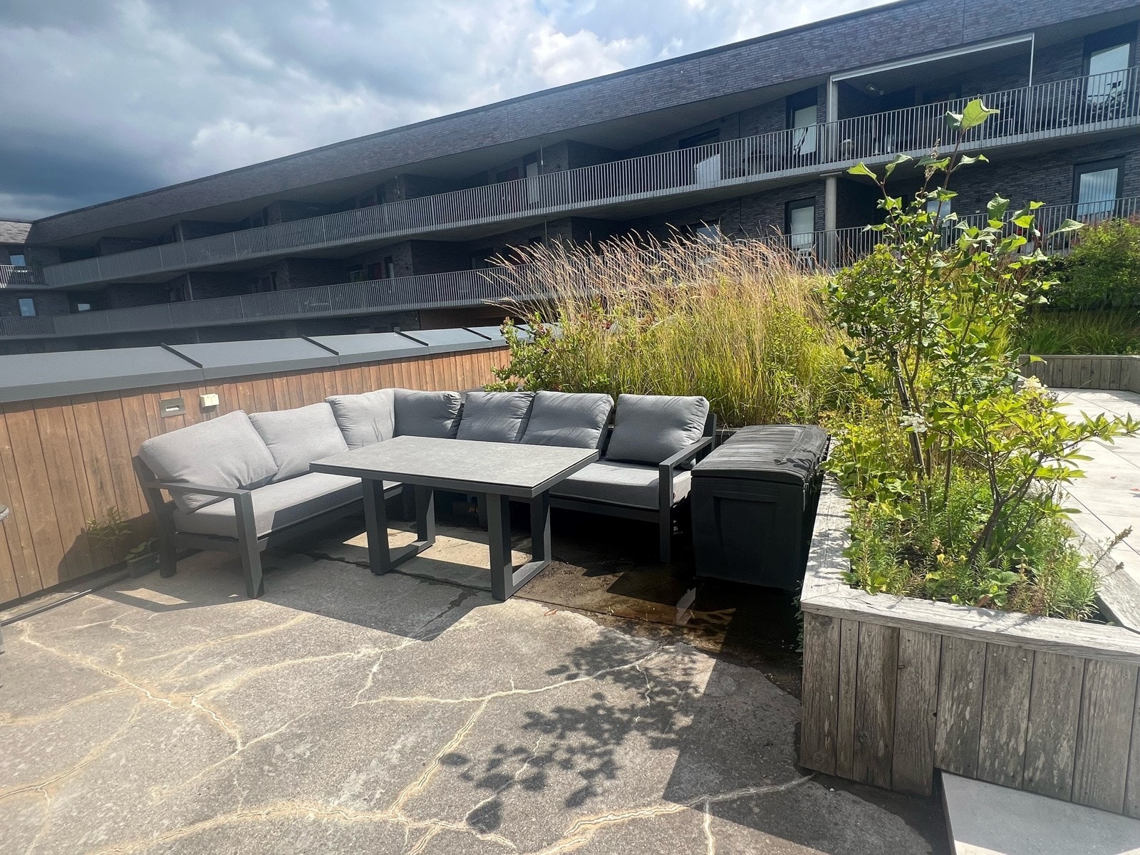 Sjeldent med privat parsell på taket. Galleribilde