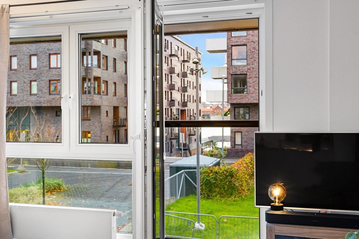 Flott, fransk balkong. Galleribilde