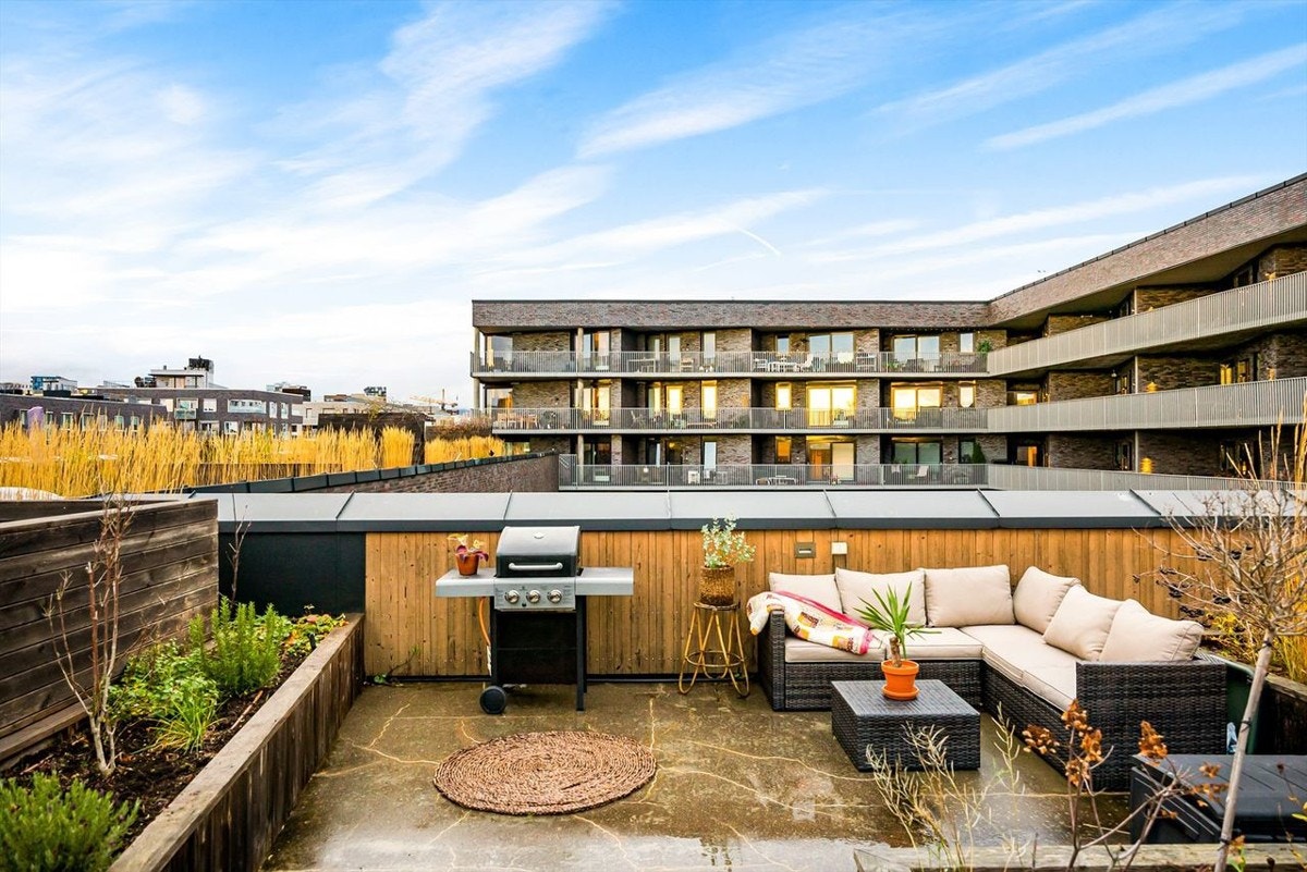 Med leiligheten følger det en egen, privat terrasseparsell på ca. 20 kvm. Galleribilde