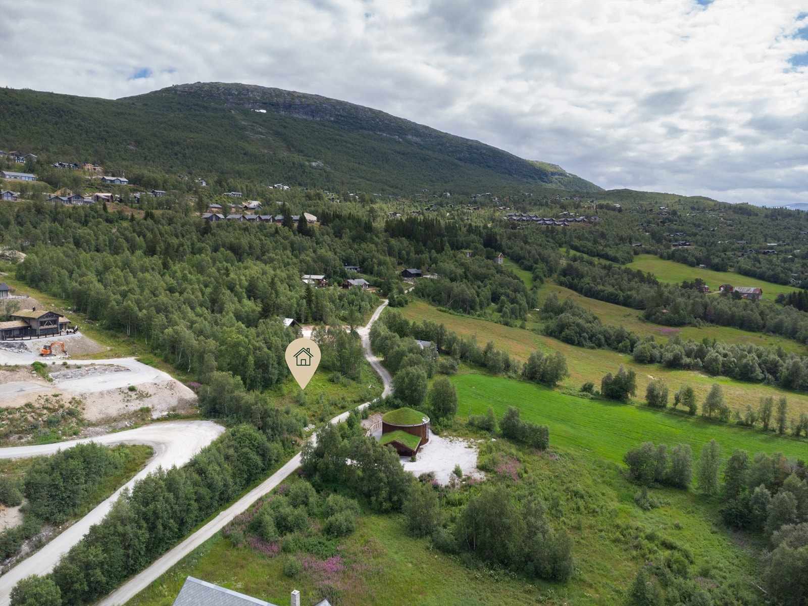 Dronebilde Galleribilde