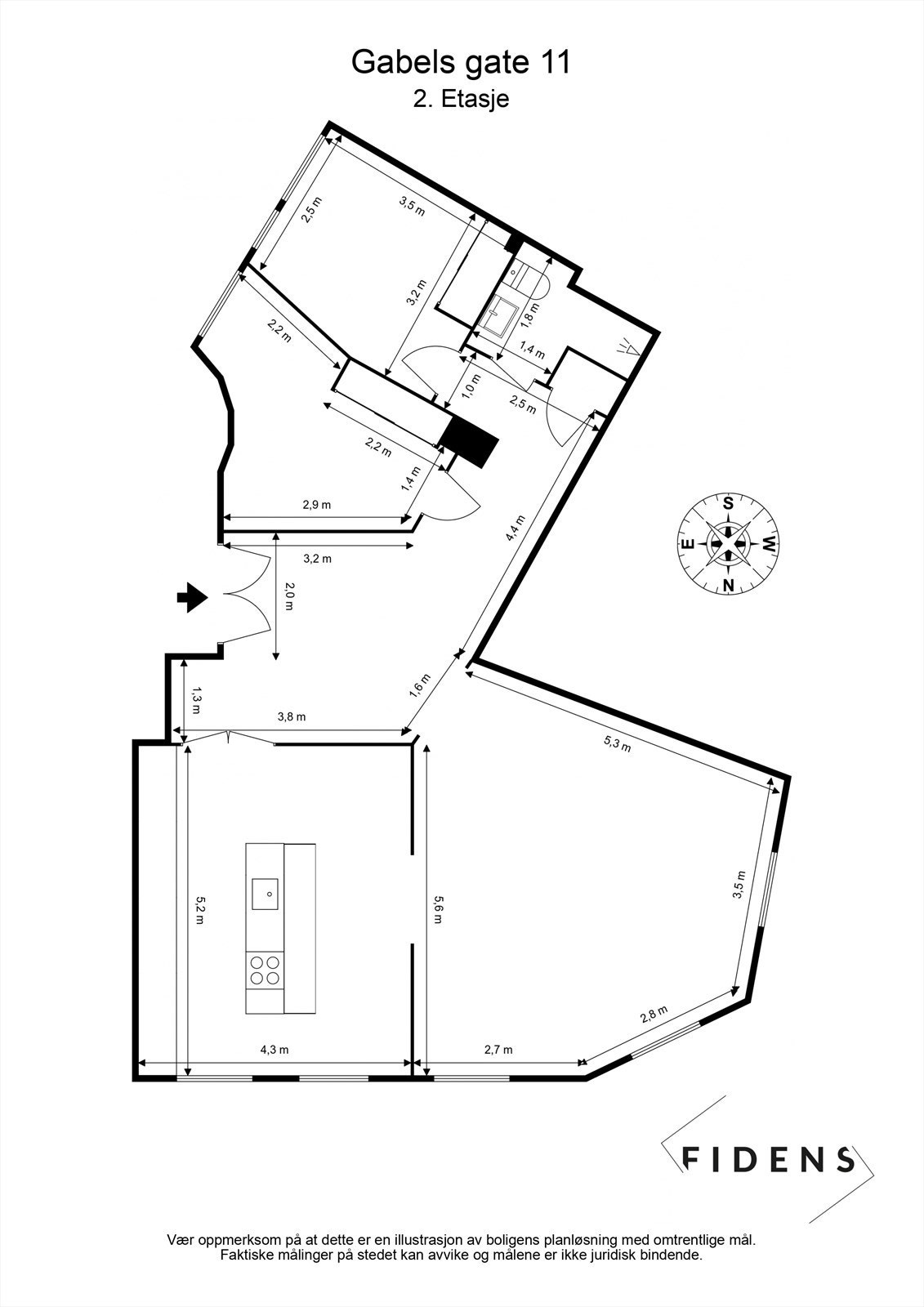Plantegning Galleribilde
