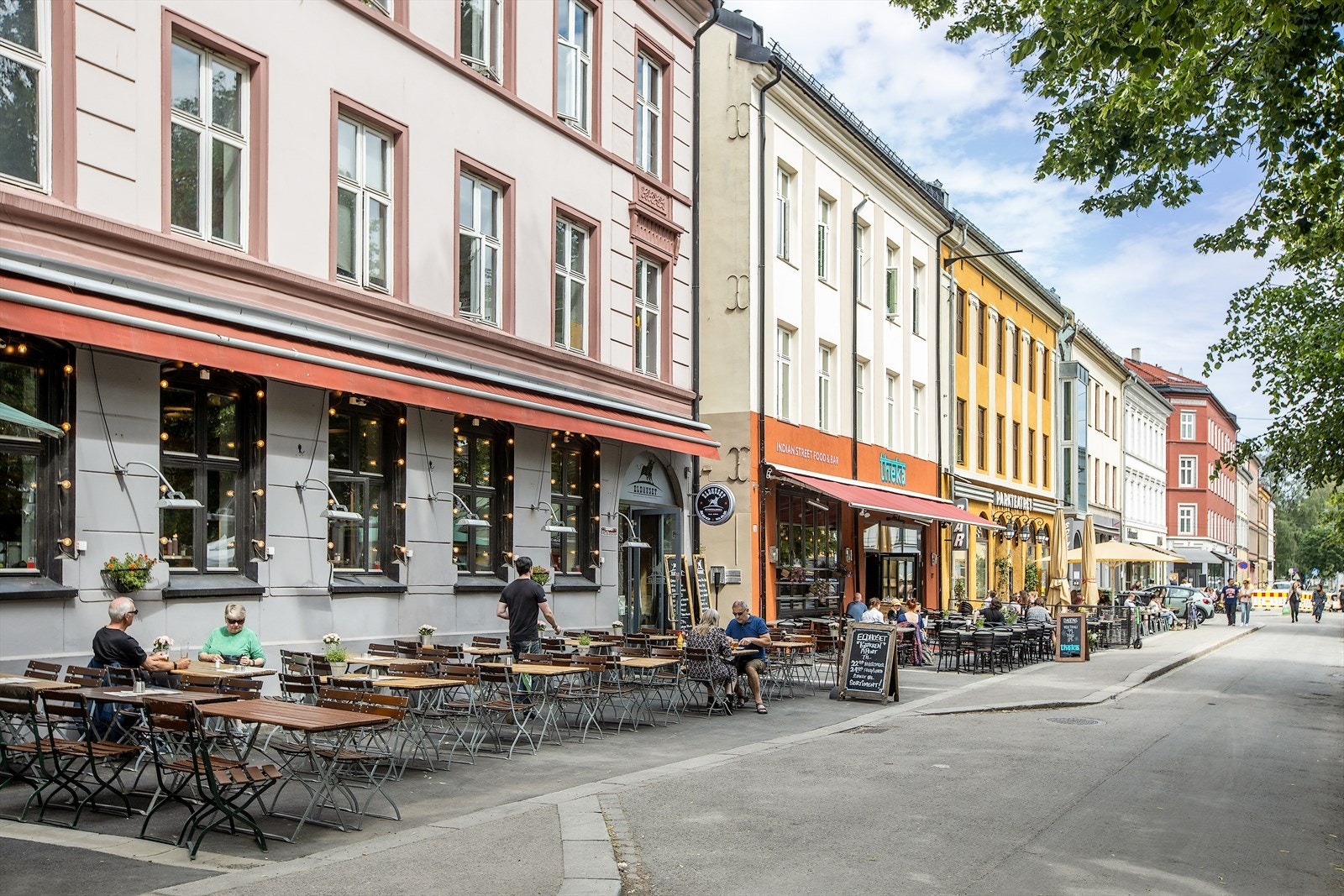 Grünerløkka har de siste årene etablert seg som en av de mest populære bydelene i Oslo og er stadig under utvikling Galleribilde