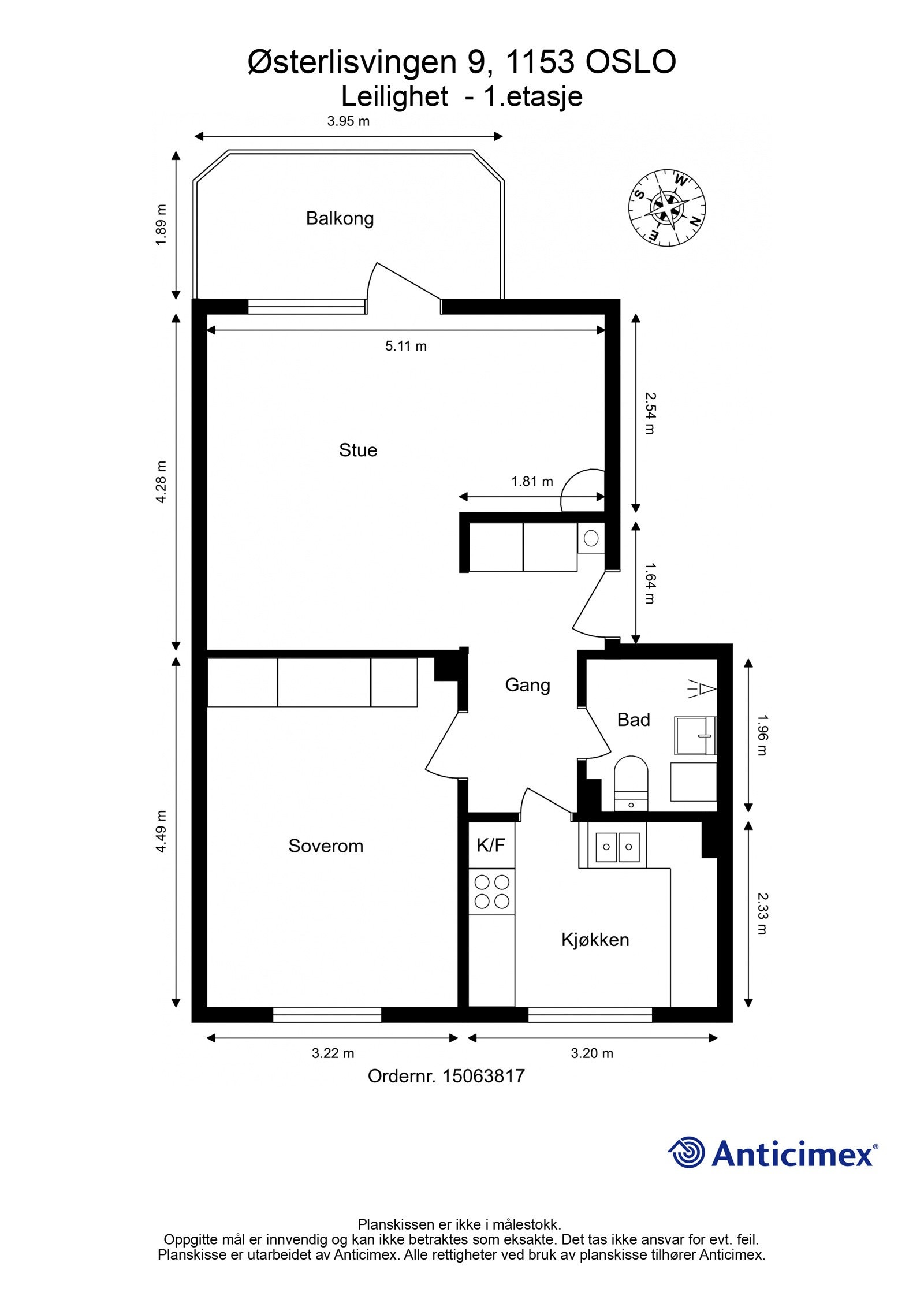 Plantegning Galleribilde