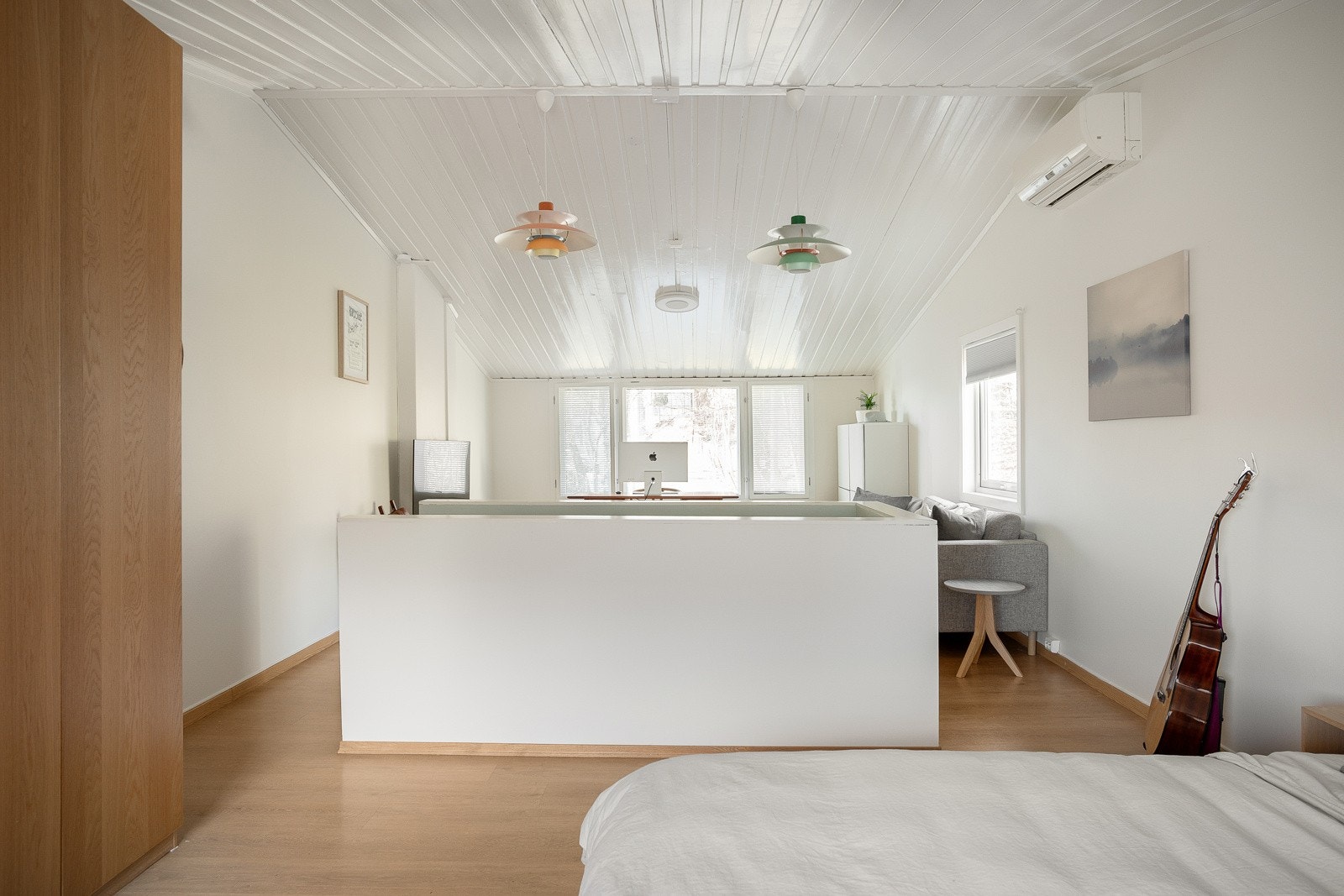 Opprinnelig besto 2.etg av to soverom og stue. Galleribilde