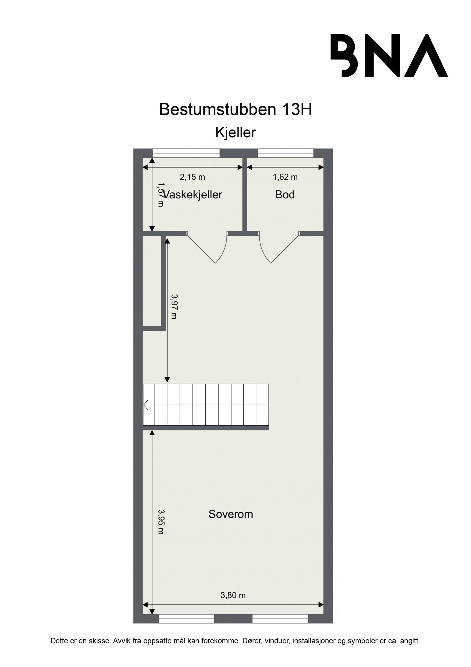 Plantegning kjeller Galleribilde