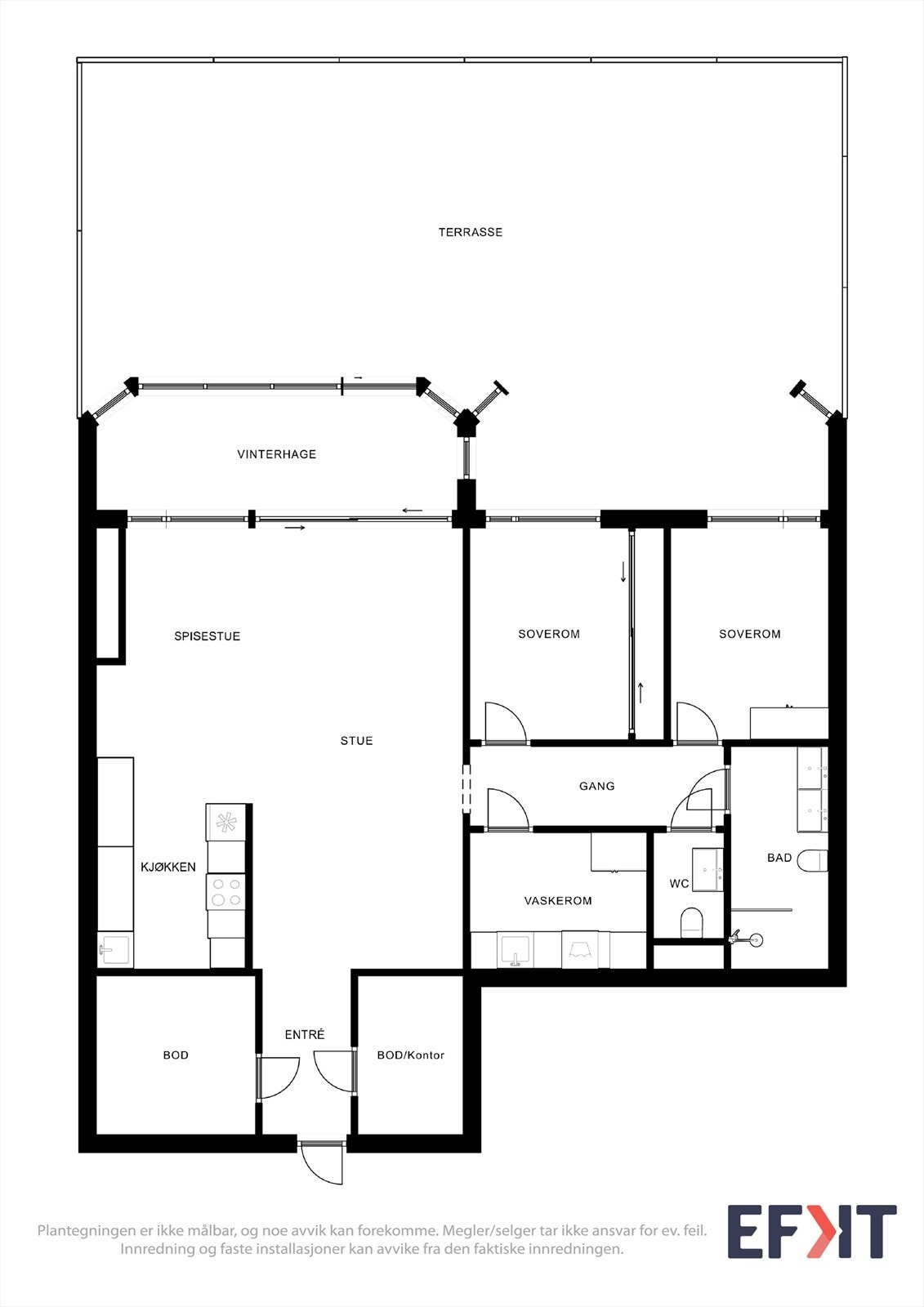 Plantegning Galleribilde