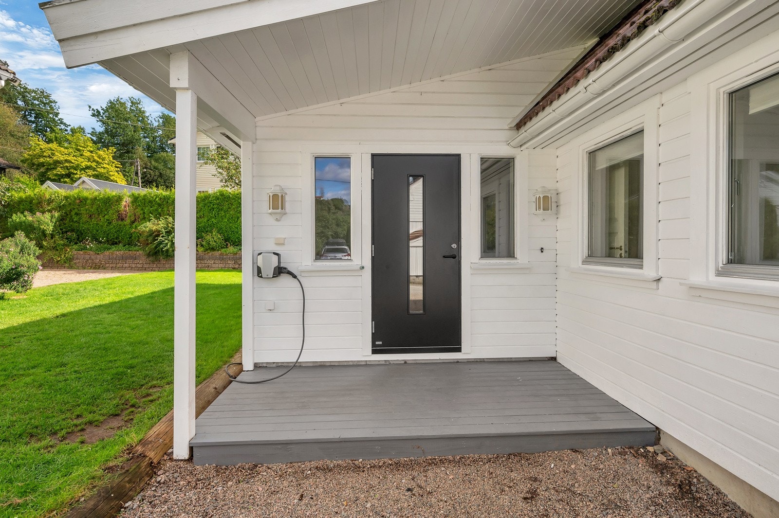 Overbygget inngangsparti Galleribilde