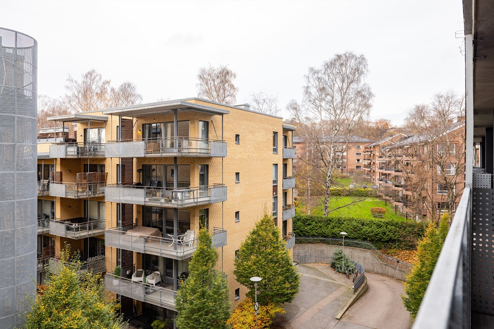 Utsyn fra balkongen. Galleribilde