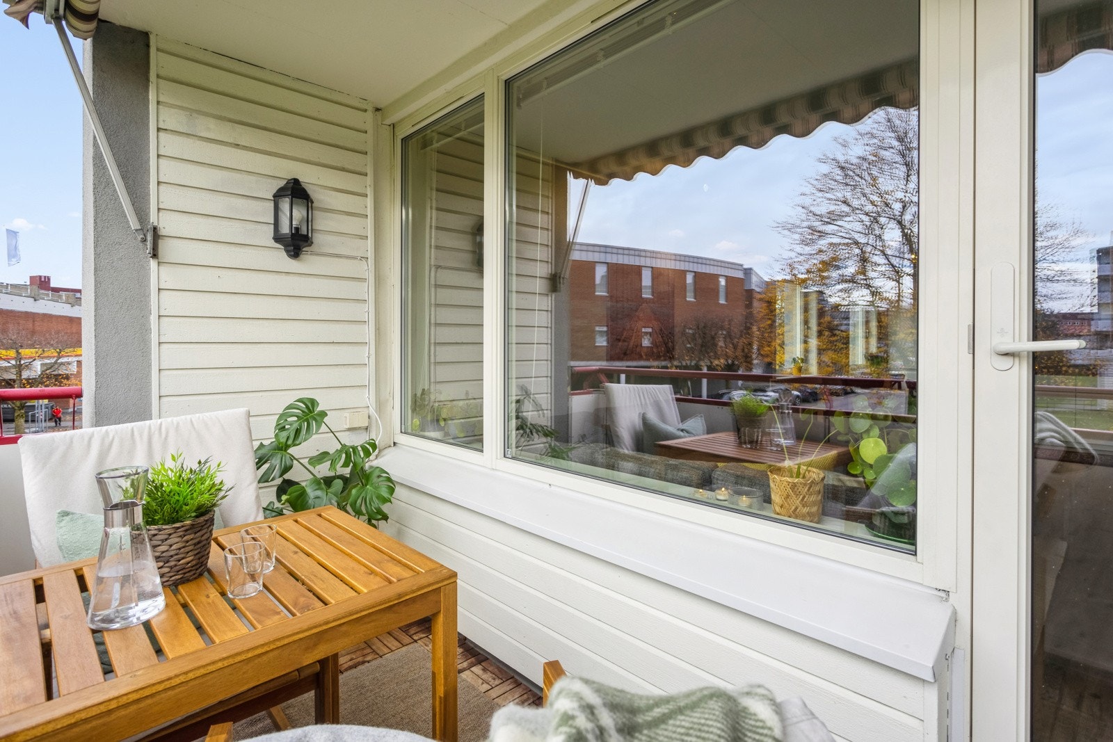 Sydvestvendt balkong på 5 kvm. Galleribilde