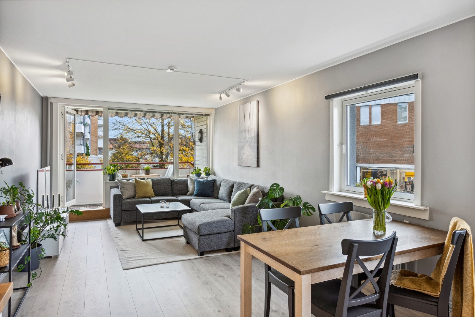 Lys og åpen leilighet med god atmosfære. Galleribilde