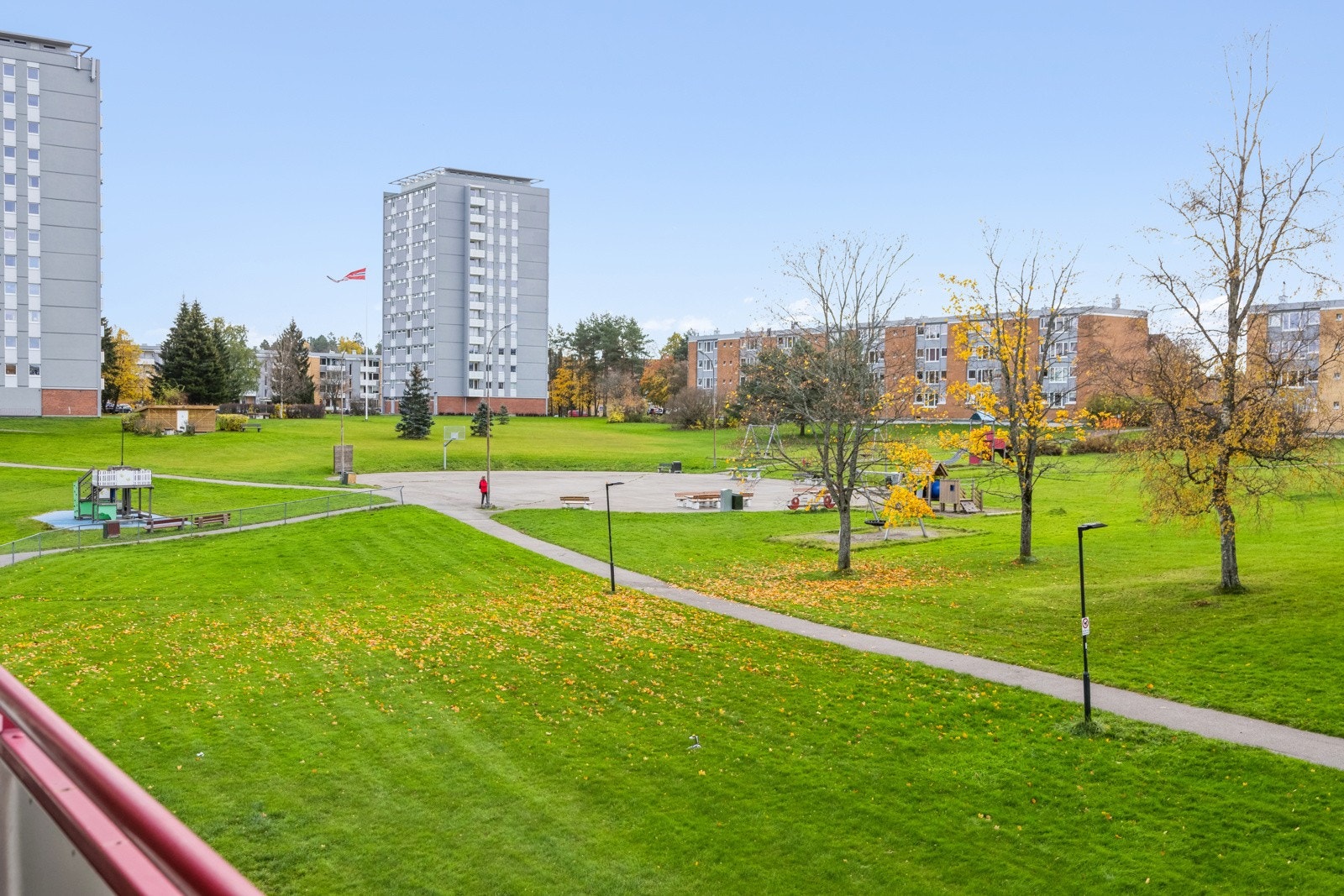 Utsikt fra balkongen. Galleribilde