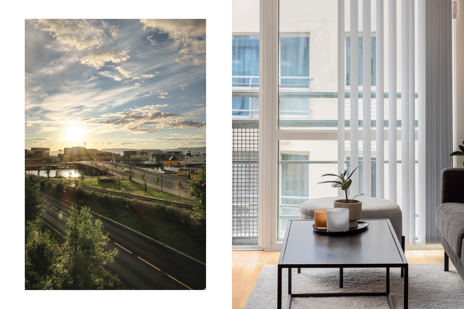 De store vindusflatene sørger for rikelig med lysinnslipp. Galleribilde
