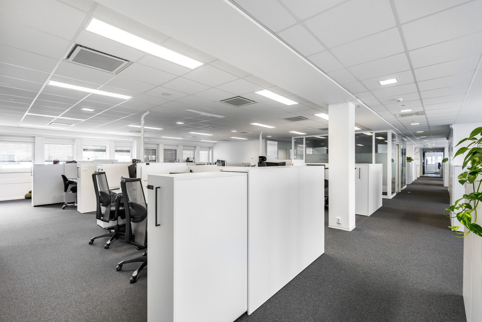 Eksempel på kontorareal i bygget. Galleribilde