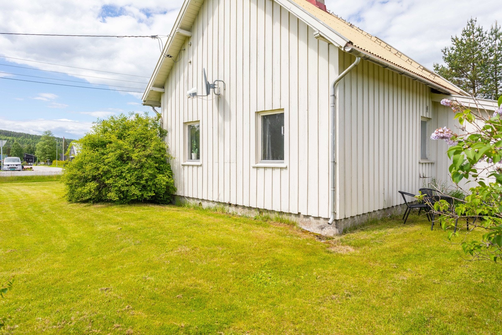 Tomten er stor, og det er stort potensiale for utvikling og investering. Galleribilde