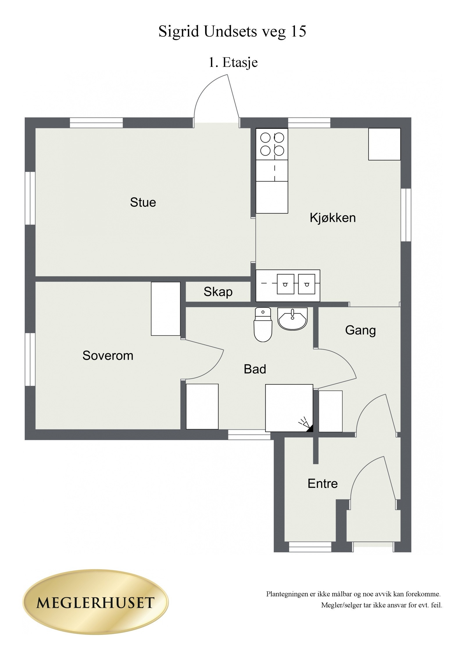 Plantegning 2D. Galleribilde