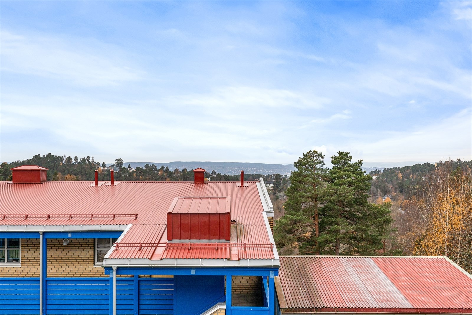 Utsikt fra balkong Galleribilde