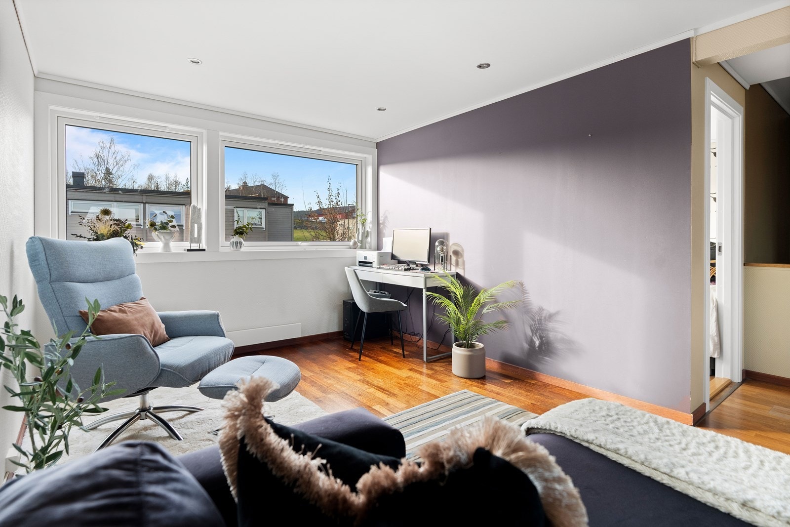 Her har man også plass til å sette opp en kontorløsning! Galleribilde