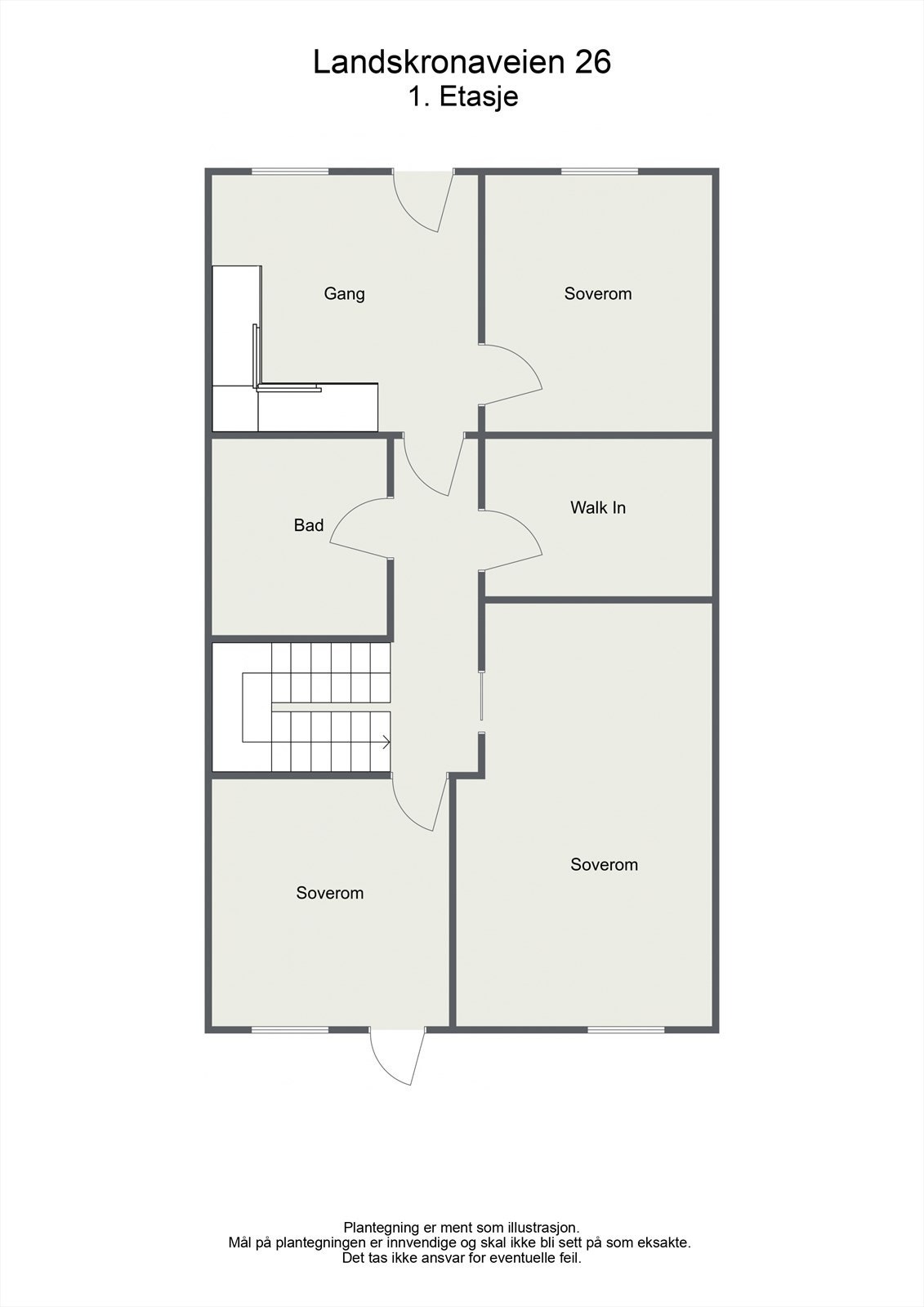 Plantegning - 1. etasje Galleribilde
