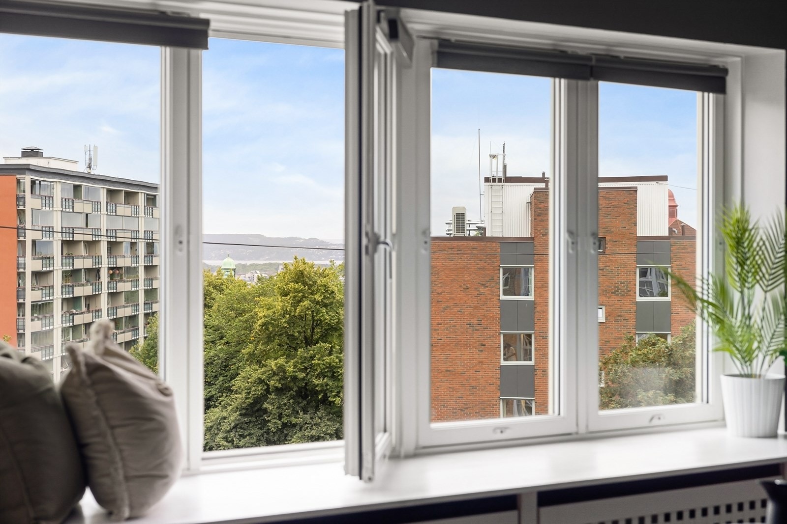 Hyggelig utsikt fra stuevinduet! Galleribilde