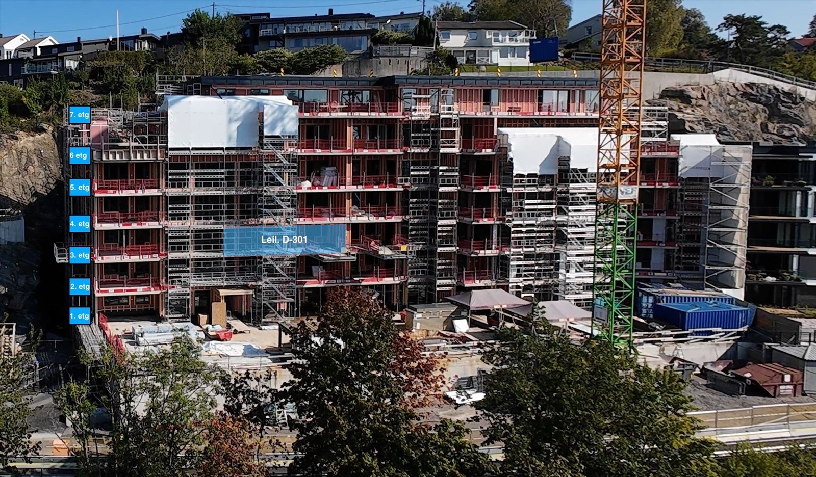 Leilighetens ligger i 3.etg i byggetrinn II - Innflytting antas tidlig vår 2025 Galleribilde