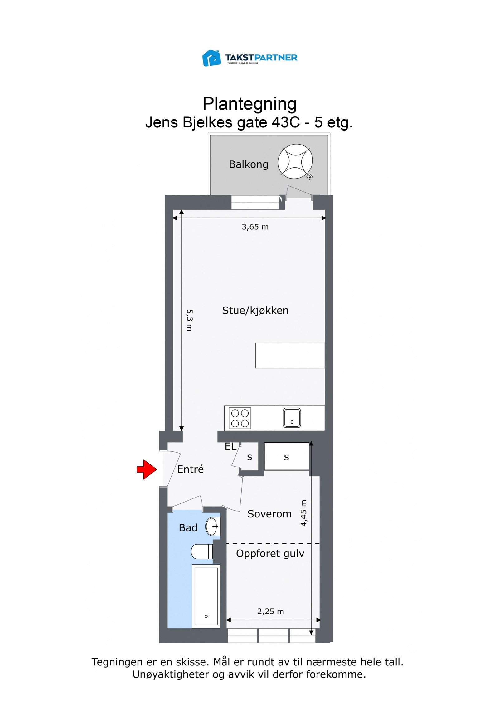 Planskisse. Galleribilde