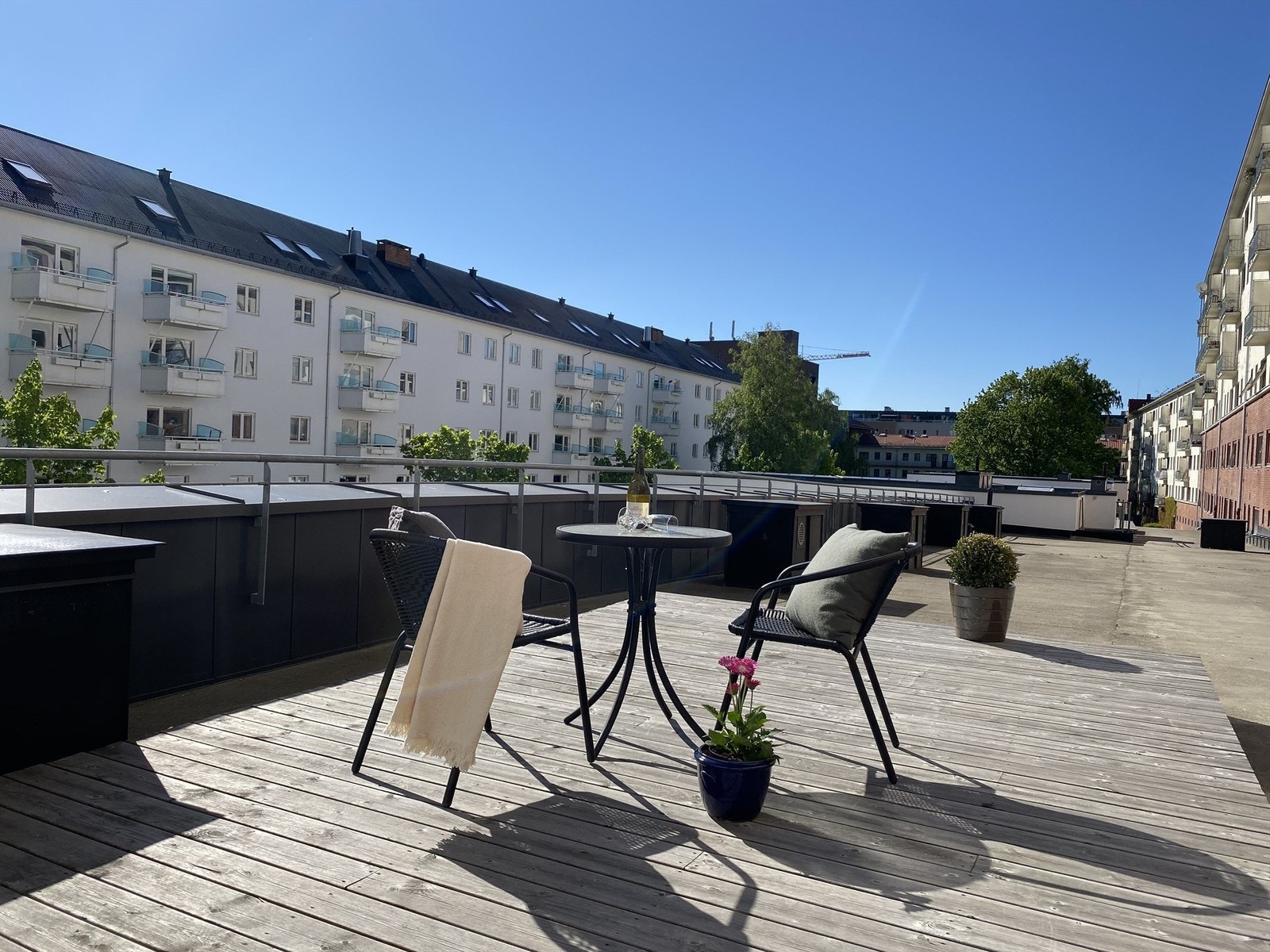 Felles takterrasse i sameiet Galleribilde