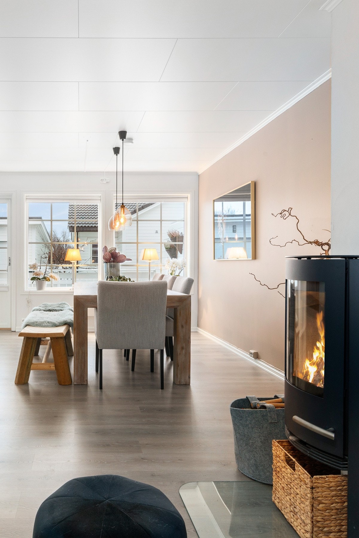 Her finner du den ultimate trivselsfaktor, både om vinteren foran vedovnen og om sommeren på den store terrassen Galleribilde